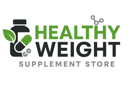 
continue with those three colors and the "healthy weight" inscription, but in the spirit of the supplement shop logo
