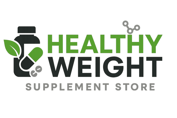 
continue with those three colors and the "healthy weight" inscription, but in the spirit of the supplement shop logo